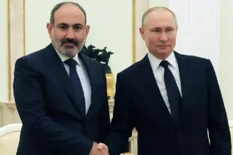 Nikol Paşinyan - Vladimir Putin