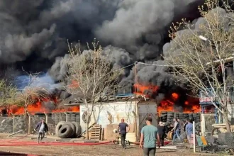 Hurdacılar Sitesi Yangın