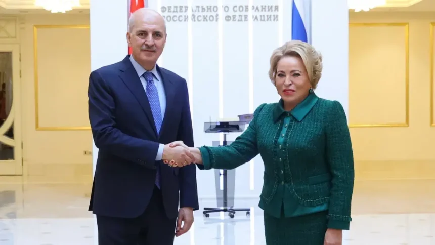 Numan Kurtulmuş -Valentina Matviyenko