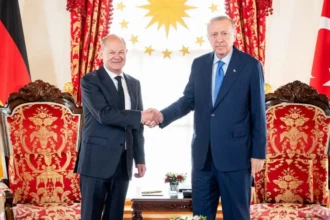 Olaf Scholz - Recep Tayyip Erdoğan